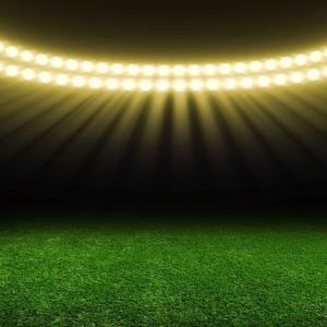 Nouvo bon pèfòmans S fòm 50mm klere vèt Deyò foutbòl Tapi foutbòl fo espò Zèb