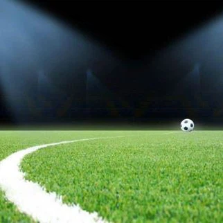 50mm natirèl santi bon materyèl PE foutbòl sentetik zèb Green tiyo Tapi foutbòl jaden